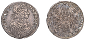 Charles II (1649-1685), First coinage, Merk, 1671, leaved thistle below bust, reads dei :, 6.27g/9h (Murray 18; SCBI...