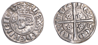 Alexander III (1249-1286), Second coinage, Sterling, class Mb2, mm. cross pattée, bust left with wider hair,...