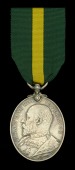 Territorial Force Efficiency Medal, E.VII.R. (168 C. Sjt: A. E. King. 5/Essex Regt.) nearly extremely fine	 £80-£100