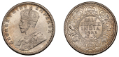 The Uniform Coinage of India, British Imperial Period, George V, silver Half-Rupee, 1923, Calcutta, crowned and...