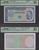 Banco Nacional Ultramarino, Cape Verde, proofs for 50 Escudos (2), ND (1972), no serial numbers or signatures, first...