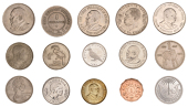 Miscellaneous, Biafra, 1969, Aluminium Shilling; alongside miscellaneous African Shillings in base metal (14) [15]....