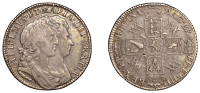 William and Mary (1688-1694), Shilling, 1692, no stop after br (ESC 865 var.; S 3437). Patches of residual lustre,...