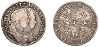 William and Mary (1688-1694), Shilling, 1693, stops after gratia and regina (ESC 868; S. 3437). Toned, fine	 £120-£150