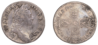 William III (1694-1702), Shilling, 1696, first bust (ESC 1104; S 3497). Toned, about fine	 £100-£120