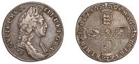 William III (1694-1702), Shilling, 1695, first bust (ESC 1103; S 3497). Toned, very fine	 £120-£150