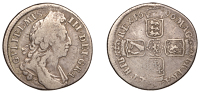 William III (1694-1702), Shilling, 1696, first bust (ESC 1104; S 3497). About fine	 £50-£70