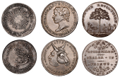 LONDON, High Holborn, Thomas Spence, Halfpenny, 7.39g/12h (DH 676); Spence’s mule Halfpence (2), bust left, rev....