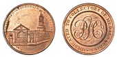 LONDON, Skidmore’s Churches, Halfpenny, Aldersgate, St Botolph, church, rev. PS Co cypher, edge plain, 11.55g/11h...