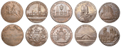 NORFOLK, Norwich, John Rooks, Halfpenny, 1793, 9.98g/12h (DH 48); WARWICKSHIRE, Birmingham, James Bisset, Halfpenny,...