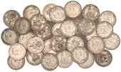 Miscellaneous Lots, Shillings (32), George V (11), 1925-36 excluding 1931; George VI (21), including 1937-46 English...