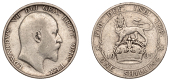 Edward VII (1901-1910), Shilling, 1905 (ESC 3591; S 3982). Possibly once cleaned, fine and rare	 £70-£90