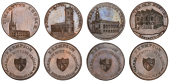 WARWICKSHIRE, Birmingham, Kempson’s Churches and Chapels, Halfpence (4), Old Meeting Destroyed, 14.07g/12h (DH...
