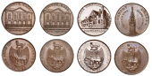 WARWICKSHIRE, Coventry, Kempson’s Buildings, Halfpence, 1797 (4), Bablake Hospital, 13.09g/6h (DH 282a); County...