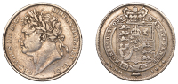 George IV (1820-1830), Shilling, 1824 (ESC 2400; S 3811). Toned, about very fine	 £50-£70