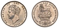 George IV (1820-1830), Shilling, 1826 (ESC 2409; S 3812). Cleaned, otherwise extremely fine	 £50-£70