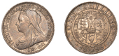Victoria (1837-1901), Shilling, 1896, small rose (ESC 3159; S 3940). Toned, extremely fine	 £50-£70