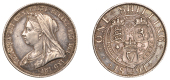 Victoria (1837-1901), Shilling, 1894, small lettering on obv. (ESC 3157; Davies 1013 [1B]; S 3940). Toned, struck...