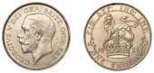 George V (1910-1936), Shilling, 1921, higher relief bust (ESC 3810; Davies 1805 [3D]; S 4023). Lustrous, extremely...