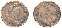 William III (1694-1702), Shilling, 1696, first bust (ESC 1104; S 3497). Nearly very fine but with marked surfaces;...