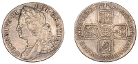 George II (1727-1760), Shilling, 1751 (ESC 1733; S. 3704). Once lightly cleaned with some surface pitting, good fine...