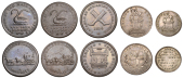 19th Century Tokens, LONDON, ‘Charing Cross’, issuer uncertain, Shilling, 3.30g/12h (D 9), ‘Morgan’s’...