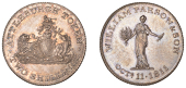 19th Century Tokens, NORFOLK, Attleborough, William Parson & Sons, Halliday’s Two Shillings, 1811, arms and...
