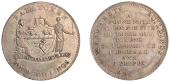 19th Century Tokens, SOMERSET, Bath, Charles Culverhouse, Isaac Orchard and James Phipps, Four Shillings, arms and...