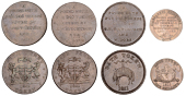 19th Century Tokens, SOMERSET, Bath, Charles Culverhouse, Isaac Orchard and James Phipps, Shilling, 1811, 3.82g/12h...