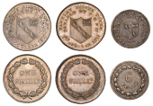 19th Century Tokens, STAFFORDSHIRE, Fazeley, Sir Robert Peel, Charles Harding & Co, Shillings, 1811 (2), 3.50g/6h (D...