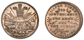 19th Century Tokens, SUFFOLK, Ipswich, William Adams, ‘Morgan’s’ Shilling, 1811, Prince of Wales’ feathers...