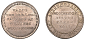 19th Century Tokens, SUFFOLK, Woodbridge, William Sizer, Shilling, 1811, value, rev. legend, edge grained, 4.05g/12h...