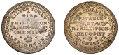 19th Century Tokens, SUSSEX, Brighton [and Chichester], Bradshaw and Robert Phillipson, Shilling, legend in wreath...