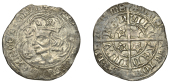 Robert II (1371-1390), Groat, Phase 2, Edinburgh, mm. cross pattée, normal ‘Robert II’ head, tressure of six...