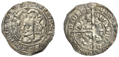 Robert II (1371-1390), Groat, Phase 2, Perth, mm. cross pattée, normal ‘Robert II’ head, tressure of six arcs,...