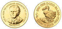 Mauritius, Constitutional Monarchy, Elizabeth II, 250 Rupees, 1988, Dodo (KM. 58). Toned, virtually as struck	...