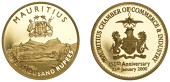 Mauritius, Republic, Proof 1000 Rupees, 2000, 150th Anniversary of the Chamber of Commerce and Industry (KM. 63)....