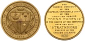 Mauritius, Rescue of the Strathmore, 1876, a gold medal for Life Saving, presented to Chief Officer F.C. Swain,...