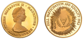 Mauritius, Constitutional Monarchy, Elizabeth II, Piedfort Proof 1000 Rupees, 1982, International Year of Disabled...