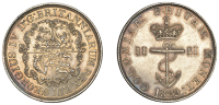 British Colonies, George IV, Anchor money, Half-Dollar, 1822 (Prid 8; KM 4). Toning in peripheries, some hairlines,...