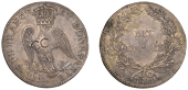 Mauritius, Île de France et Bonaparte, Napoleon I, 10 Livres, 1810, obv. countermarked with cc, Port Louis (Lec....