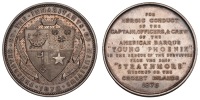 Mauritius, Rescue of the Strathmore, 1876, a silver medal for Life Saving, presented to 4th Officer J Pedro, issued...