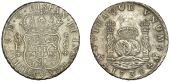 Mexico, Philip V, 8 Reales, 1736mf, Mexico City (Cal. 897; KM. 103). Toned with some minor corrosion around...