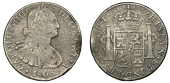 Mexico, Charles III, 8 Reales, 1788fm, Mexico City (Cal. 942; KM. 106.2a); Charles IV, 8 Reales, 1803ft, Mexico City...