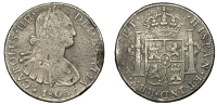 Mexico, Charles III, 8 Reales, 1788fm, Mexico City (Cal. 942; KM. 106.2a); Charles IV, 8 Reales, 1803ft, Mexico City...