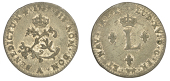 France, Louis XV, Sou Marque or Double Sol, 1739a, Paris (Lec. 70; KM. 500). Toned with much original colour, good...