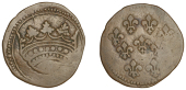 Mauritius, Île de France et Bourbon, Louis XV, 2 Sols, undated (c. 1721-3), 7 globules, Pondichery (Lec. 3). Toned,...