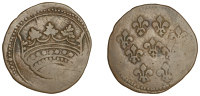 Mauritius, Île de France et Bourbon, Louis XV, 2 Sols, undated (c. 1721-3), 7 globules, Pondichery (Lec. 3). Toned,...