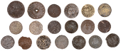SUFFOLK, Melton, John Hill, Farthing, 1.11g/6h (N 4414; BW. 242); Mendham, Thomas Goodwin, Farthing, 1664, 0.59g/6h...