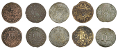 CAMBRIDGESHIRE, Fordham, John Badcock, Farthings, 1667 (2), 0.68g/6h, 0.53g/12h (both N 1783; BW. Norfolk 45); Soham...